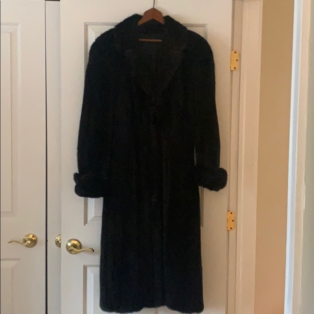 Beautiful Full Length Black Mink Coat